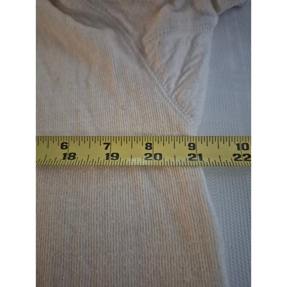 We the Free Womens Tunic Size S Cream Gauzy Cotton Blend Oversized Boho Whimsy - Picture 8 of 9